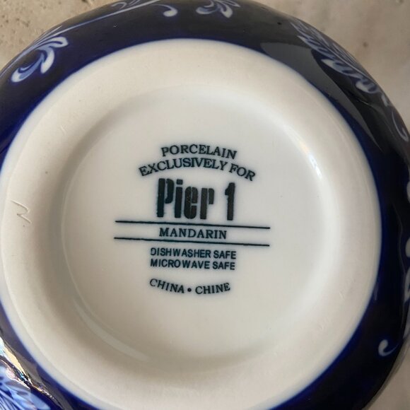 Pier 1 Porcelain Mandarin Tea Pot - Picture 5 of 7